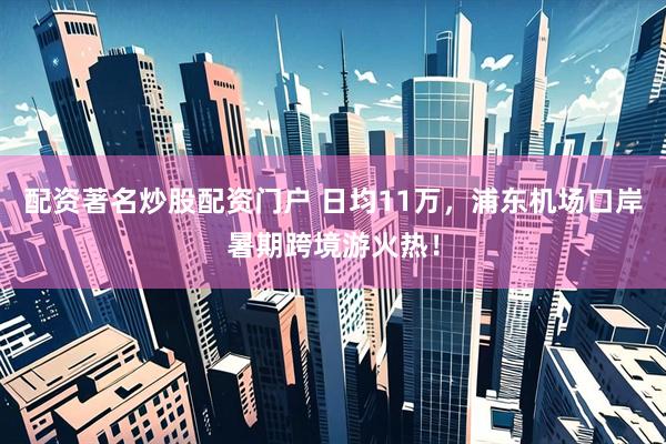 配资著名炒股配资门户 日均11万，浦东机场口岸暑期跨境游火热！